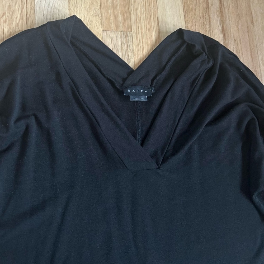 HATCH the visitor dress maternity nursing postpartum black one size - Picture 7 of 11